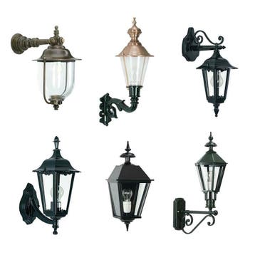 Klassieke Wandverlichting Muurlamp Wandlantaarn Buitenlampen, Tuin en Terras, Buitenverlichting, Minder dan 50 watt, Wandlamp