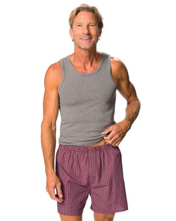 HEMA Losse herenboxer ruiten donkerrood 2e halve prijs, Kleding | Heren, Verzenden, Nieuw