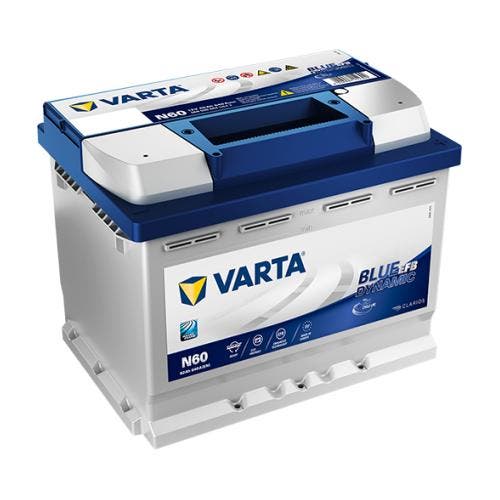 Varta Auto accu 12 volt 60 Ah EFB Blue Dynamic type N60, Auto-onderdelen, Accu's en Toebehoren, Nieuw, Ophalen of Verzenden