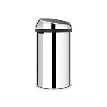 Brabantia Touch Bin 60 ltr - RVS, Verzenden, Nieuw