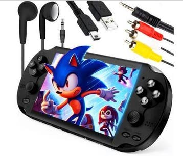 MINI PORTABLE CONSOLE X RETROGAMES 1000+ GAMES 8 GB EN, Spelcomputers en Games, Spelcomputers | Overige, Verzenden, Overige merken