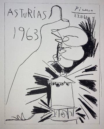 Pablo Picasso (1881-1973) - Asturias, Antiek en Kunst