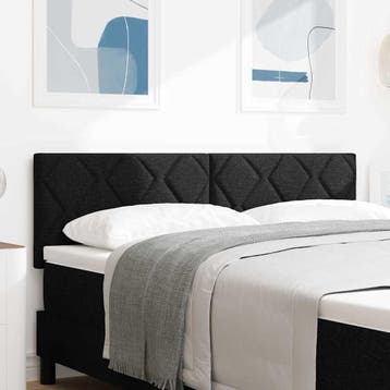vidaXL Hoofdbord Zwart 160 cm Stof, Huis en Inrichting, Slaapkamer | Bedden, Verzenden, Nieuw, Stof