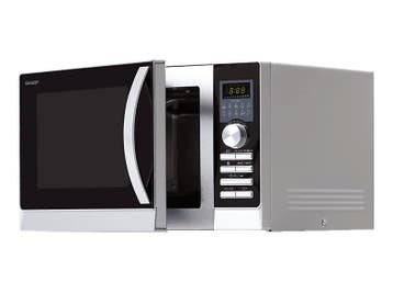 Sharp -  Combimagnetron 900 W - Inhoud 25 L, Witgoed en Apparatuur, Magnetrons, Verzenden, Nieuw, Draaiplateau, 45 tot 60 cm