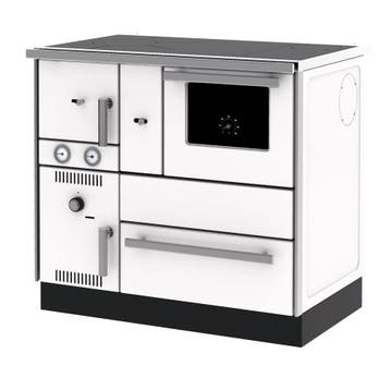 Alfa Term 27 (27 kW) CV houtkachel fornuis Wit Aansluiting, Verzenden, Nieuw