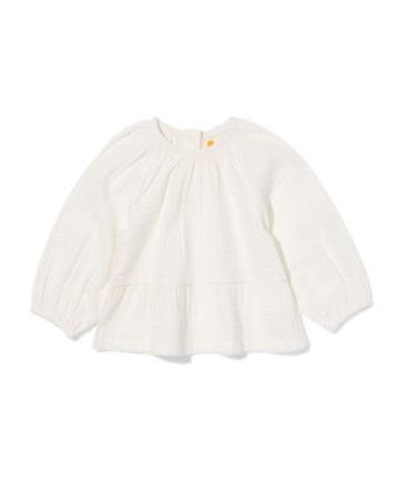 HEMA Babyblouse seersucker ecru, Verzenden, Nieuw