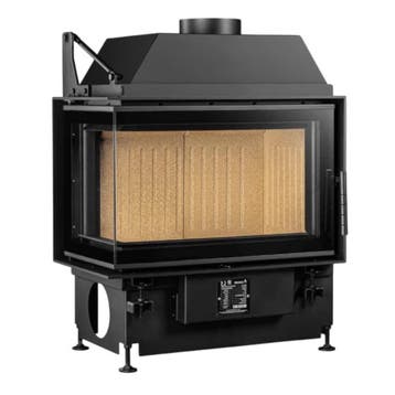 Inbouw Houtkachel Quattro 80 L Links Open Side, Nieuw