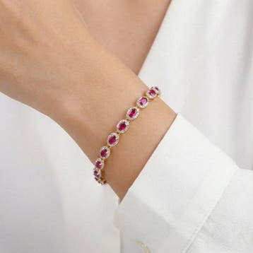 Zonder minimumprijs - Armband Zilver, 18k goudverguld -, Nieuw