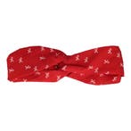 Haarband Twist 5cm – Strikjes Print – Gladde Stof – Rood, Sieraden, Tassen en Uiterlijk, Uiterlijk | Haarverzorging, Nieuw