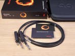 AudioQuest Dragon high end silver audio interconnects RCA 1,, Ophalen of Verzenden, Gebruikt, Overige kabels