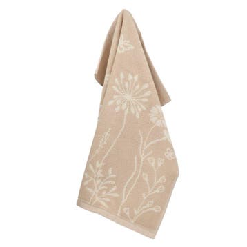 Handdoek Wild Flowers Zand, Verzenden, Nieuw