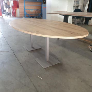 Pedrali ovale vergadertafel met NIEUW blad - 240x120 cm, Ophalen of Verzenden, Nieuw in verpakking