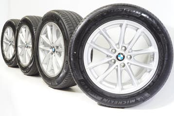 BMW 5 serie G30 G31 17 inch 618 Velgen + Zomerbanden Micheli, Gebruikt, Velg(en), 17 inch, Ophalen of Verzenden