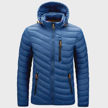 Luxe Heren Lichtgewicht Puffer Jas met Capuchon - Warm & Sti, Verzenden, Nieuw