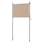 [pro.tec] Rolgordijn voor buiten Cimarra 120x270 cm zandkleu, Verzenden, Nieuw