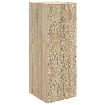 vidaXL Wandkast 33 x 34,5 x 90 cm Bewerkt hout Sonoma Eiken, Huis en Inrichting, Kasten | Overige, Verzenden, Nieuw