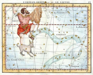 Atronomy, Costellations - Eridano, Orione, Lepre; Flamsteed, Nieuw