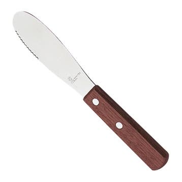 Botermes | RVS | Hout | Lengte 200mm EMGA, Verzenden, Nieuw in verpakking