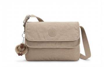 Kipling Schoudertas Beige, Verzenden, Zo goed als nieuw, Beige
