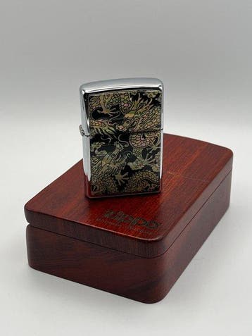 Zippo - Dragon Mother of Pearl Series Zippo Art - 2007 - NOS, Nieuw