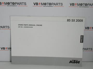 KTM 85 SX Spare parts manual engine, Ophalen of Verzenden, Nieuw