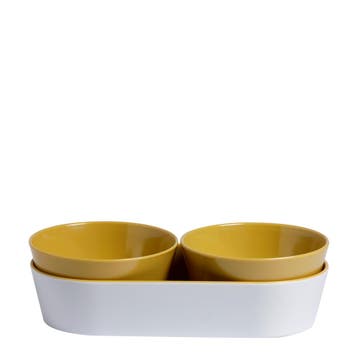 Scheepsservies Summer Snackset Mustard, Ophalen of Verzenden, Nieuw