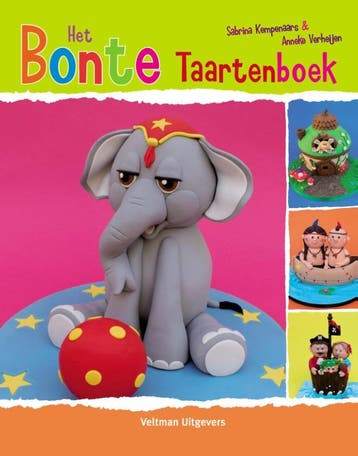 Het bonte taartenboek - Sabrina Kempenaars 9789048309641, Verzenden, Zo goed als nieuw, Sabrina Kempenaars