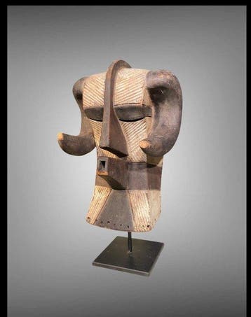 Masker SONGYE – uitzonderlijk object - Masker Luba/Songye -, Antiek en Kunst