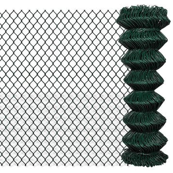 vidaXL Gaashek 1,25x25 m staal, Verzenden, Nieuw, IJzer