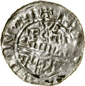 Nederland, Utrecht. Denar 1054-1060, type VI / IECTI (Zonder