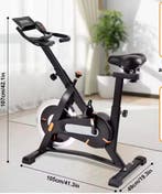 Indoor Fitnessfiets – Verstelbare Hometrainer met LCD, 120 k, Verzenden, Nieuw
