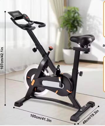 Indoor Fitnessfiets – Verstelbare Hometrainer met LCD, 120 k, Sport en Fitness, Verzenden, Nieuw