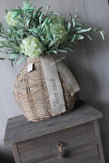 Shabby linnen lint Home made, Ophalen of Verzenden, Nieuw