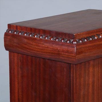 Art deco Zuilvormige kast of kastvormige zuil met 1 deur en, Antiek en Kunst, Ophalen of Verzenden