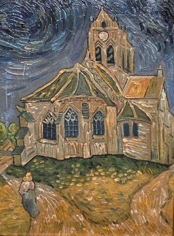 Scuola europea (XX), da Vincent Van Gogh - La chiesa di