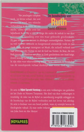 De boodschap van Ruth / De Bijbel spreekt vandaag, Verzenden, Gelezen, D. Atkinson