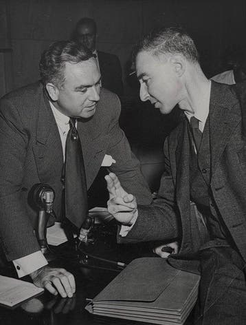 The New York Times - Robert Oppenheimer and Brien McMahon