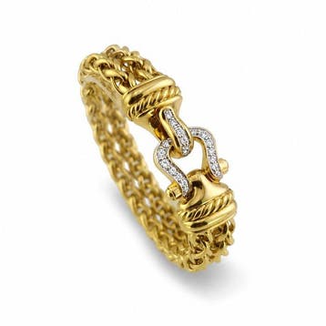 David Yurman - Armband - 18 karaat Geel goud, Exclusieve 18K, Sieraden, Tassen en Uiterlijk, Armbanden, Nieuw
