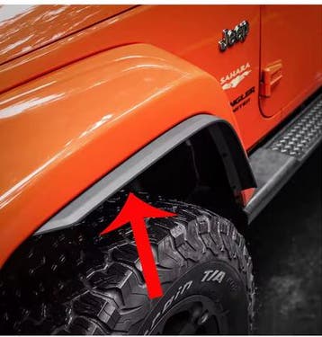 SK-Import Scherm Verbreders Zwart Jeep Wrangler, Jeep, Voor, Nieuw, Ophalen of Verzenden