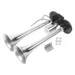 Dubbele Luchthoorn 12 En 24 Volt Fanfara - Toeter - Scheepsh, Ophalen of Verzenden, Nieuw, Overige typen