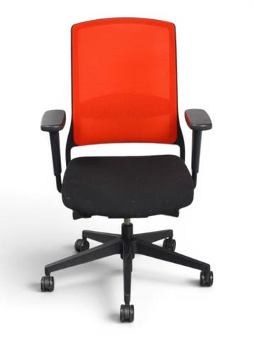 Gispen Zinn Smart bureaustoel, zwart/rood, Overige plaatsen, Ophalen of Verzenden, Gebruikt, Stoel