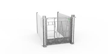 CalfOTel Indoor Combo 100cm Basisset zonder achterwand, Dieren en Toebehoren, Stalling en Weidegang