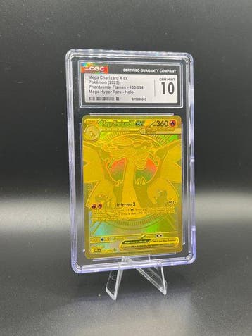 Pokémon - 1 Graded card - Mega Charizard X Phantasmal Flames, Nieuw