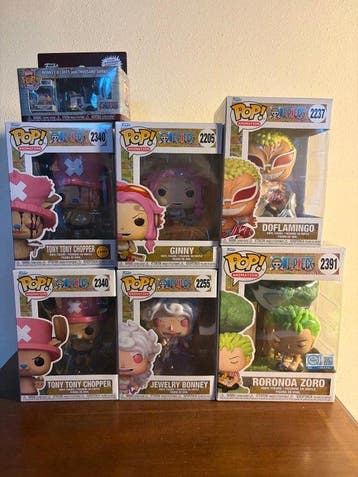 Funko - Funko Pop - One Piece - Mix Funko Pop: 7 pieces