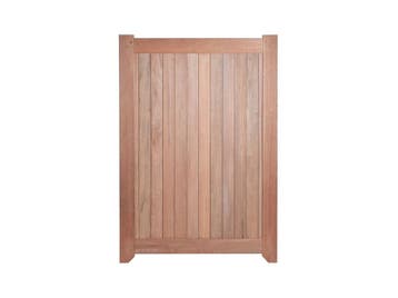 CarpGarant Hardhout Poort Enkel Rechtsdraaiend 180 x 125 cm, Tuin en Terras, Nieuw