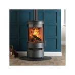 Houtkachel C&J (rond, houtvak) Purevision-7547 - 3.2-6.8kW, Verzenden, Nieuw