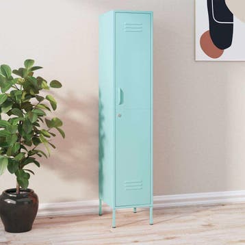 vidaXL Lockerkast 35x46x180 cm staal mint, Verzenden, Nieuw