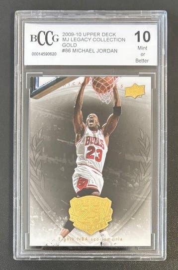 2009/10 Upper Deck MJ Legacy Collection Gold Michael Jordan, Verzamelen, Nieuw