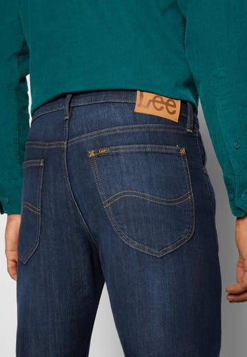 2dekans | Lee Daren Zip Fly Regular Straight Jeans – Dark, Lee, Ophalen of Verzenden, Zo goed als nieuw