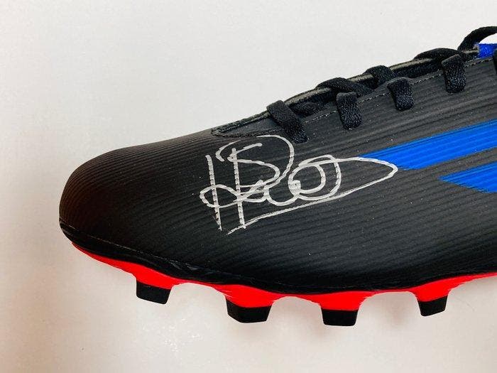 FC Barcelona - Patrick Kluivert - Gesigneerde Adidas-laars -, Verzamelen, Overige Verzamelen